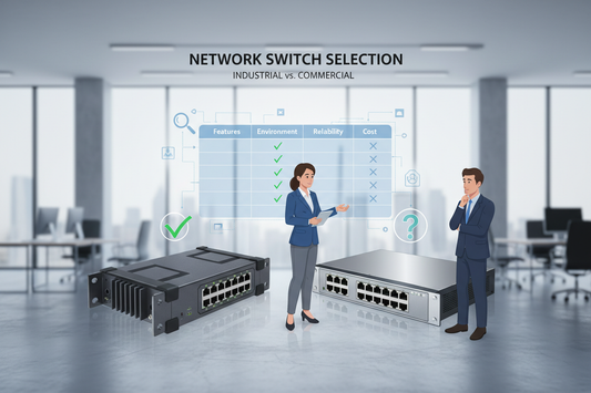 Choosing the Right Network Switch for Your Clients: Industrial vs. Commercial Solutions