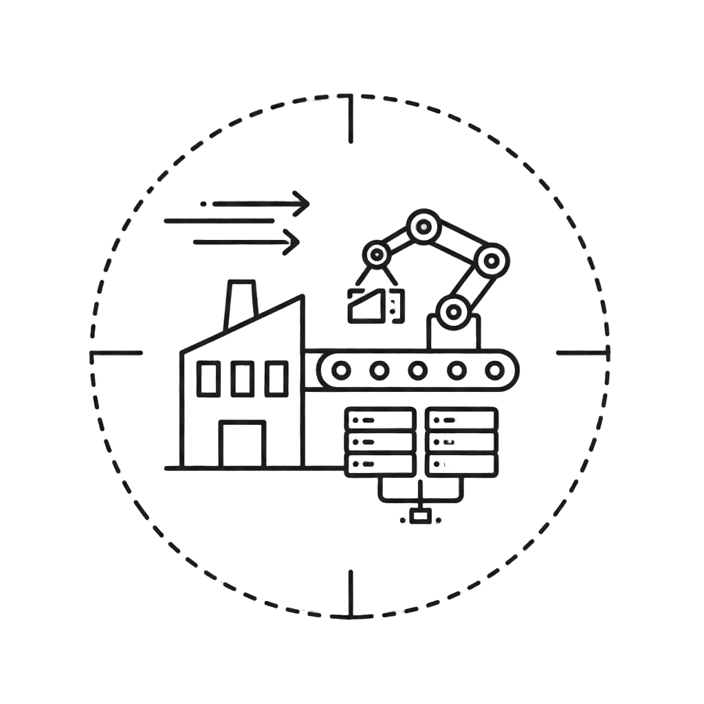 Massive-Scale Smart Manufacturing Icon