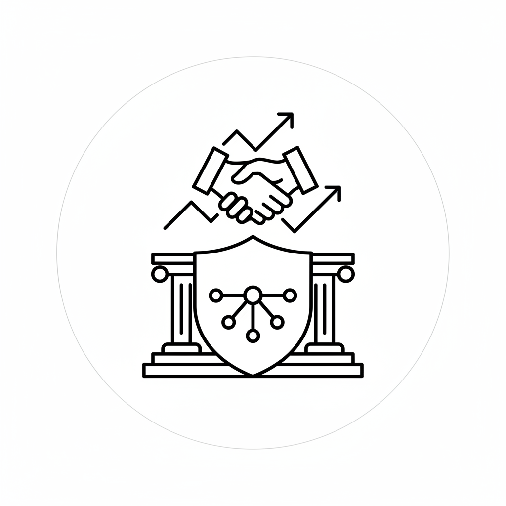 Strong Strategic Backing & Financial Stability Icon